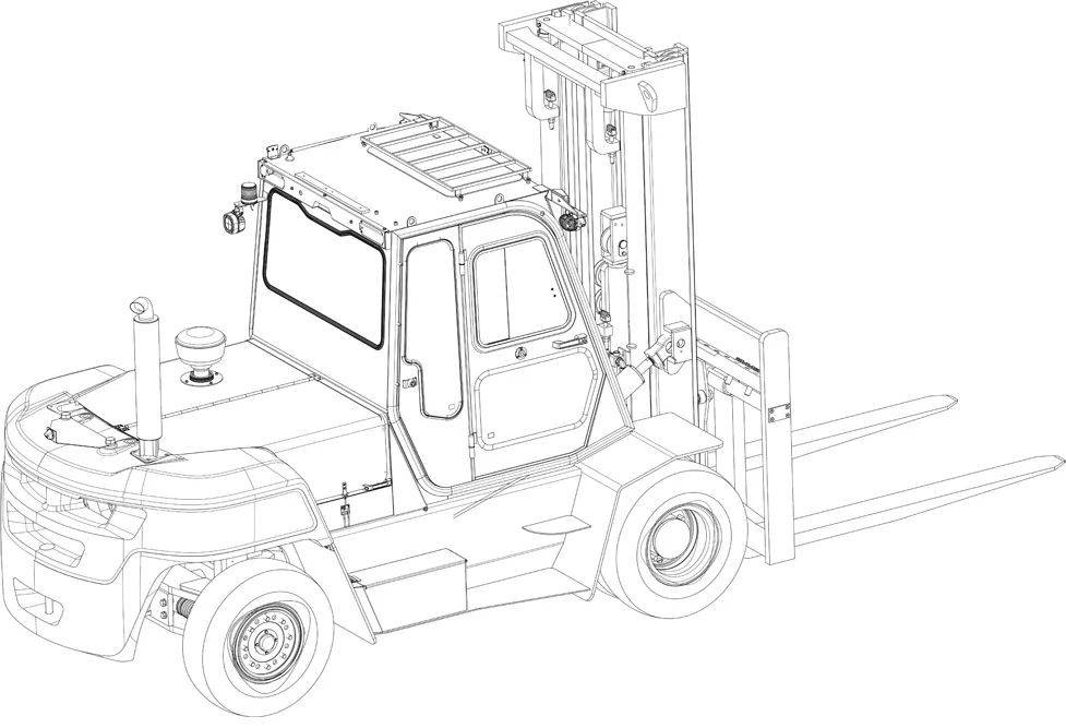 DESSIN | G3M Chariots frontaux thermiques C80D900 Dombasle-sur-Meurthe 2