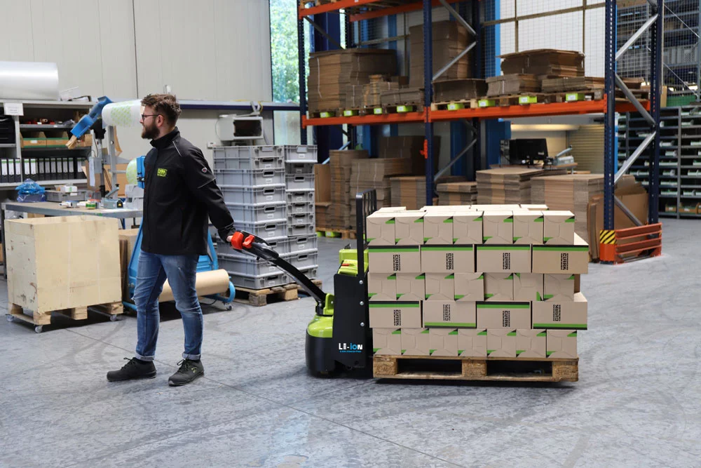 WPIO 20 AU TRAVAIL | G3M Transpalettes électriques Lithium-Ion WPio20 Saint-Dié-des-Vosges 3